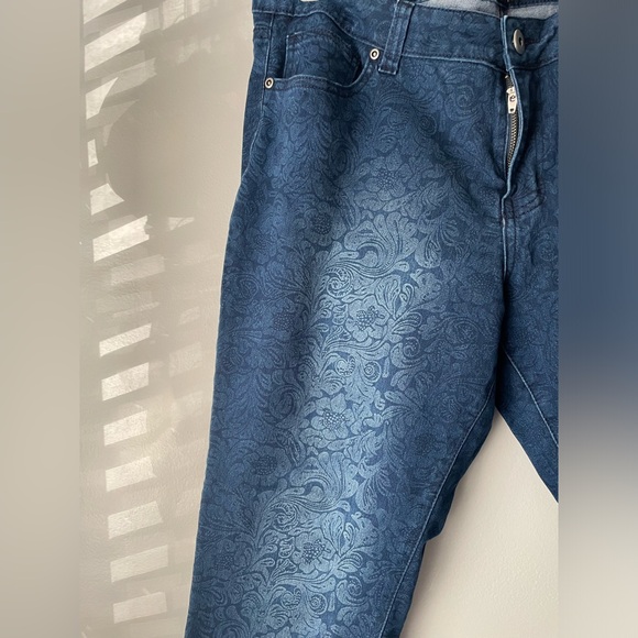Floral print jeans forever 21 size 16 - Picture 4 of 7